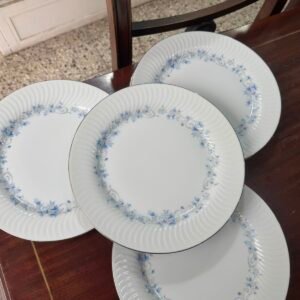 Juego de 6 platos playos porcelana tsuji
