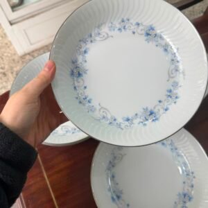 Juego de 6 platos hondos porcelana tsuji