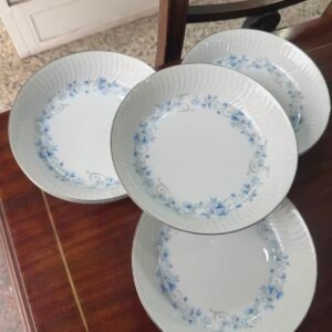 Juego de 6 platos hondos porcelana tsuji