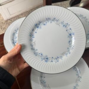 Juego de 6 platos de postre porcelana tsuji