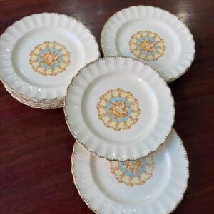 Juego de 10 platos de postre americanos