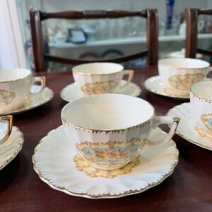Juego de 6 dúos de té americanos
