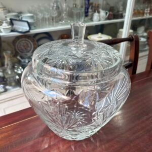 Ponchera de cristal súper tallado