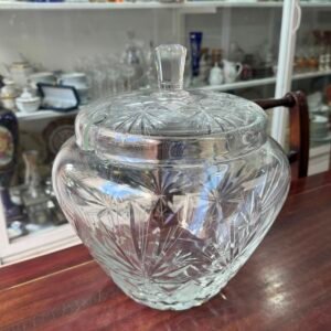 Ponchera de cristal súper tallado