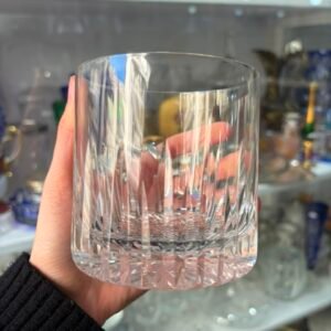 Set de 5 vasos de cristal súper tallado para whisky
