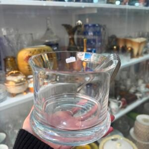 Hielera de cristal con pinza