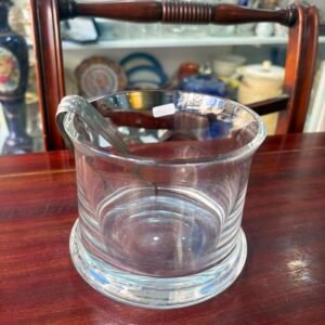 Hielera de cristal con pinza