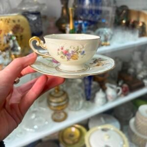 Dúo de café porcelana alemana BAVARIA