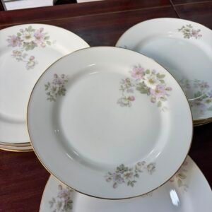 Juego de 9 platos playos porcelana BAVARIA