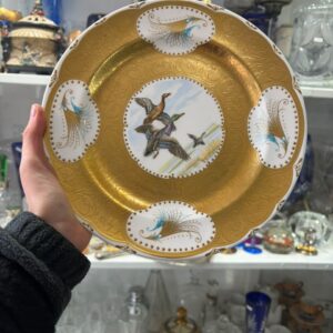 Plato porcelana inglesa «HEATHERLEY» bone china england
