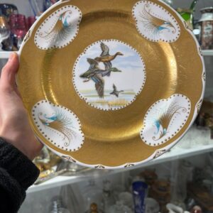 Plato porcelana inglesa «HEATHERLEY» bone china england