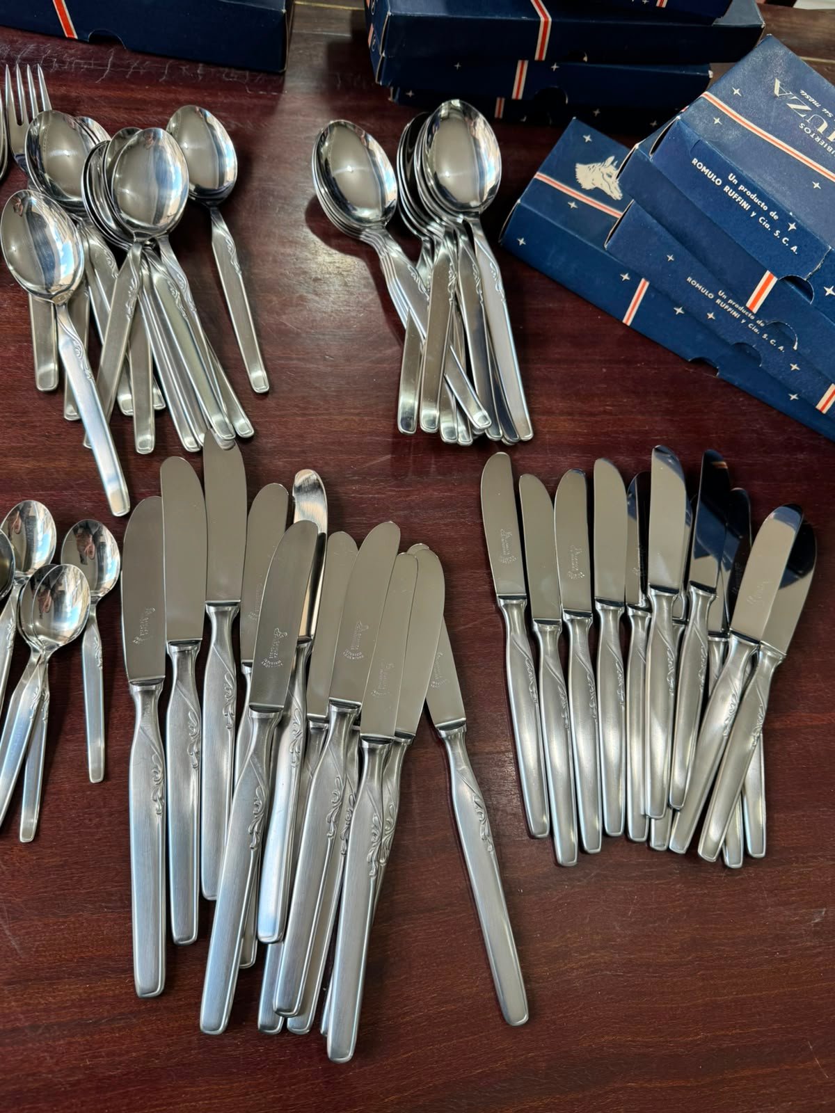 Juego de cubiertos GAMUZA completo para 12 personas - 101 PIEZAS - Imagen 14