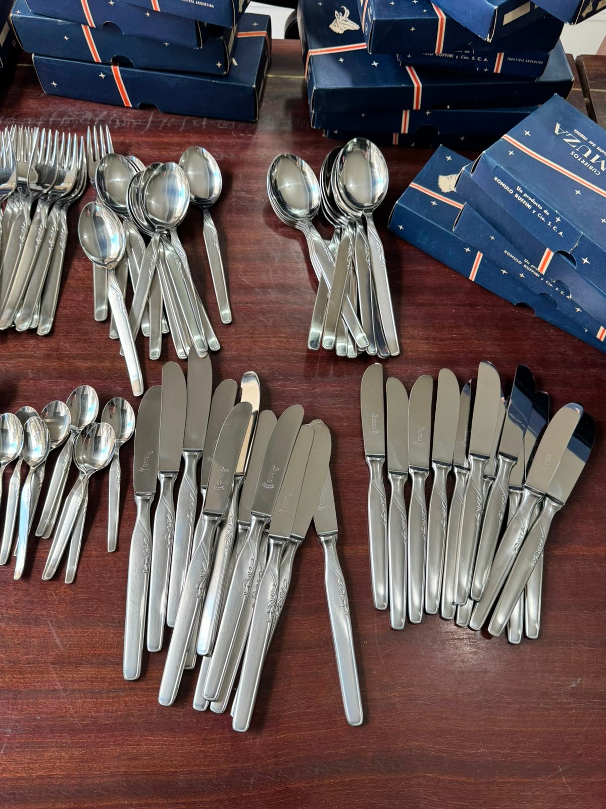 Juego de cubiertos GAMUZA completo para 12 personas - 101 PIEZAS - Imagen 15