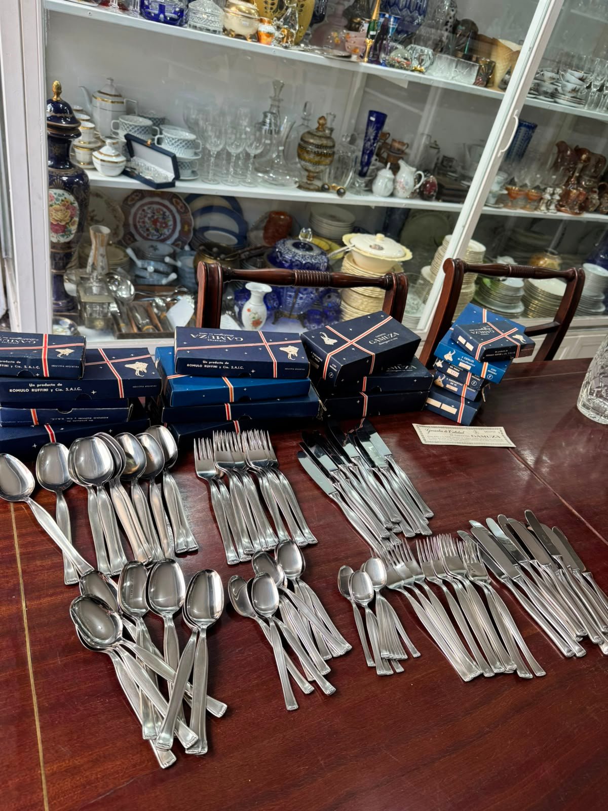 Juego de cubiertos GAMUZA completo para 12 personas - 101 PIEZAS - Imagen 5
