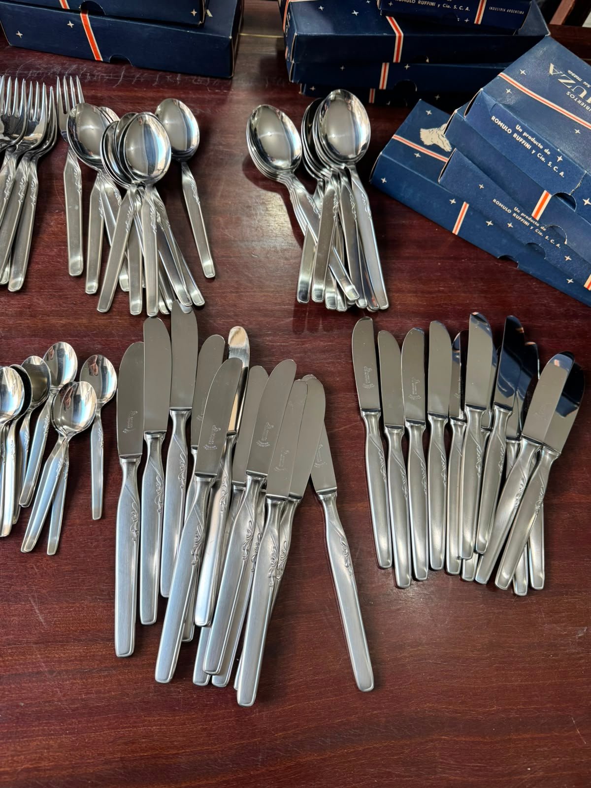 Juego de cubiertos GAMUZA completo para 12 personas - 101 PIEZAS - Imagen 3