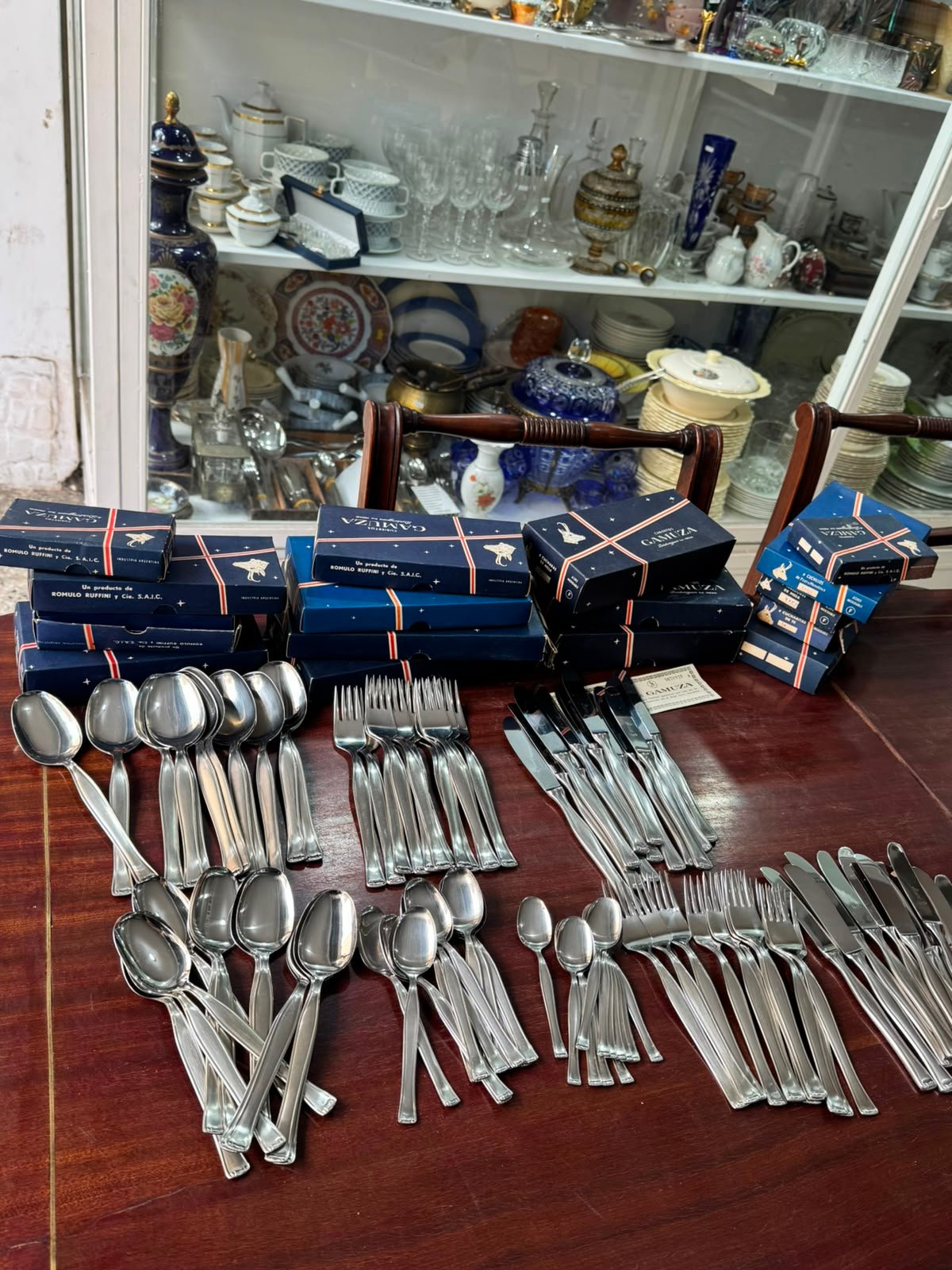 Jueo de cubiertos GAMUZA completo para 12 personas - 96 PIEZAS - Imagen 9