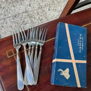 Juego de 6 tenedores de postre GAMUZA en caja