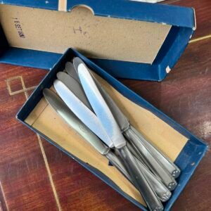 Juego de 6 cuchillos de postre GAMUZA en caja