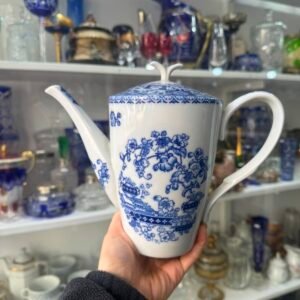 Cafetera porcelana tsuji old blue