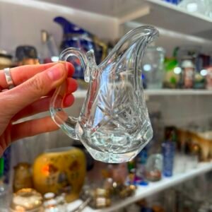Jarra limonera de cristal súper tallado
