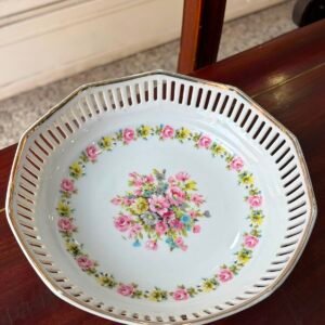 Plato porcelana alemana BAVARIA calado