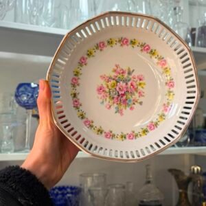 Plato porcelana alemana BAVARIA calado