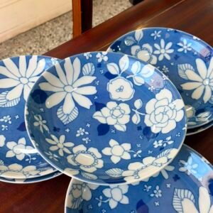 Juego de 6 platos hondos porcelana MARLY