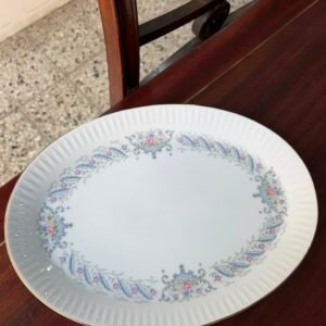 Fuente oval de porcelana