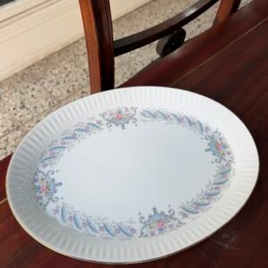 Fuente oval de porcelana