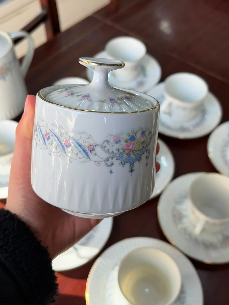 Juego de té porcelana tsuji para 12 personas - Imagen 2