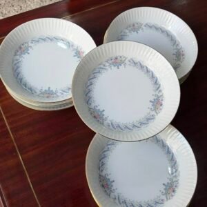 Juego de 12 platos hondos porcelana tsuji
