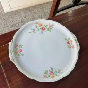 Plato de torta o masitero porcelana alemana BAVARIA