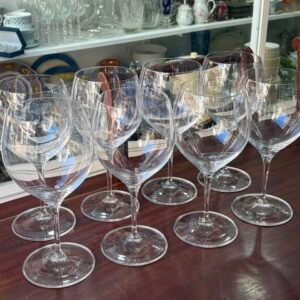 Juego de 8 copones de cristal