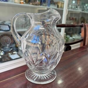 Jarra cristal súper tallado con pico vertedor