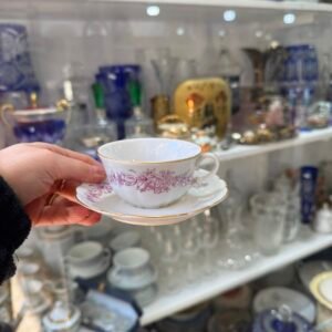 Dúo de café porcelana verbano