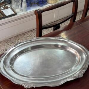 Fuente ovalada platería