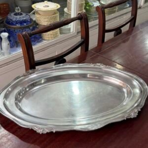 Fuente ovalada platería