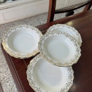 Set de 5 platos hondos ingleses