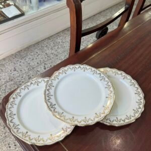 Set de 4 platos de postre ingleses