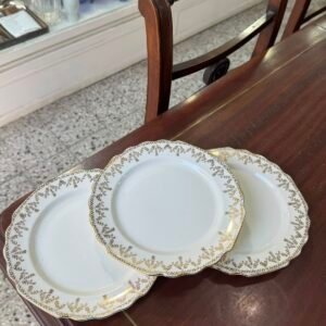 Set de 4 platos de postre ingleses