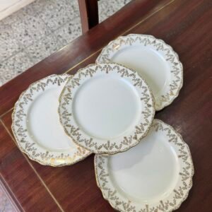 Juego de 6 platos de postre o pan ingleses