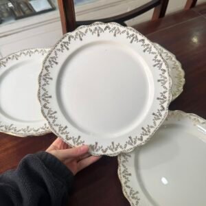 Set de 5 platos playos ingleses