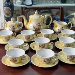 Juego de té estilo oriental para 10 personas