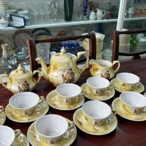 Juego de té estilo oriental para 10 personas