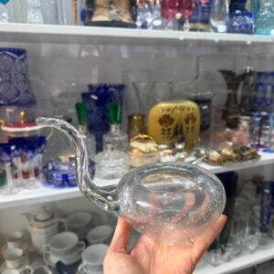 Cenicero cristal de murano en forma de pipa