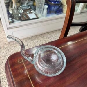 Cenicero cristal de murano en forma de pipa