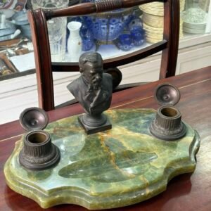 Escribano pasteur marmol con bronce