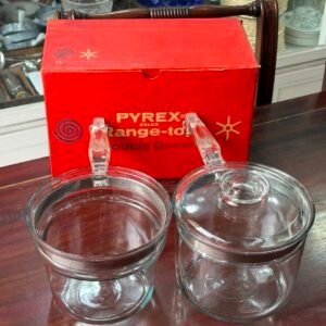 Ollas PYREX para el fuego años 60