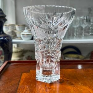 Florero de cristal súper tallado estilo BACCARAT