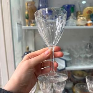 Set de 5 copas de cristal